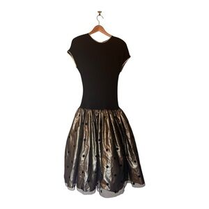 TOM & LINDA PLATT Dropwaist Tulle Gown